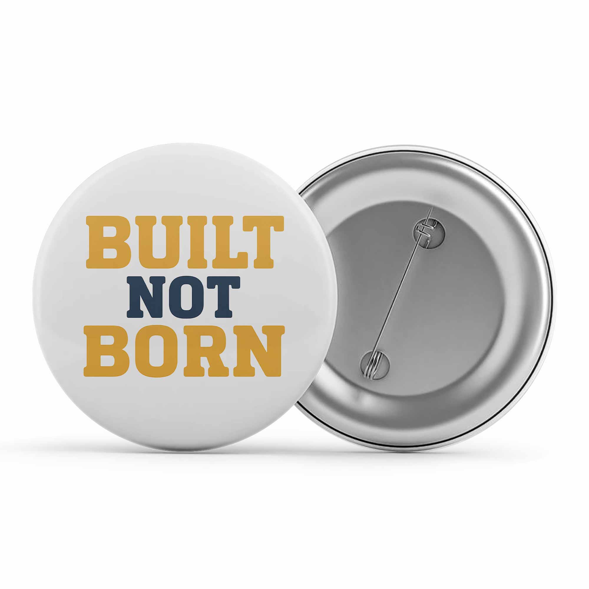 risers club built not born badge pin button printed graphic stylish buy online india the banyan tee tbt men women girls boys unisex