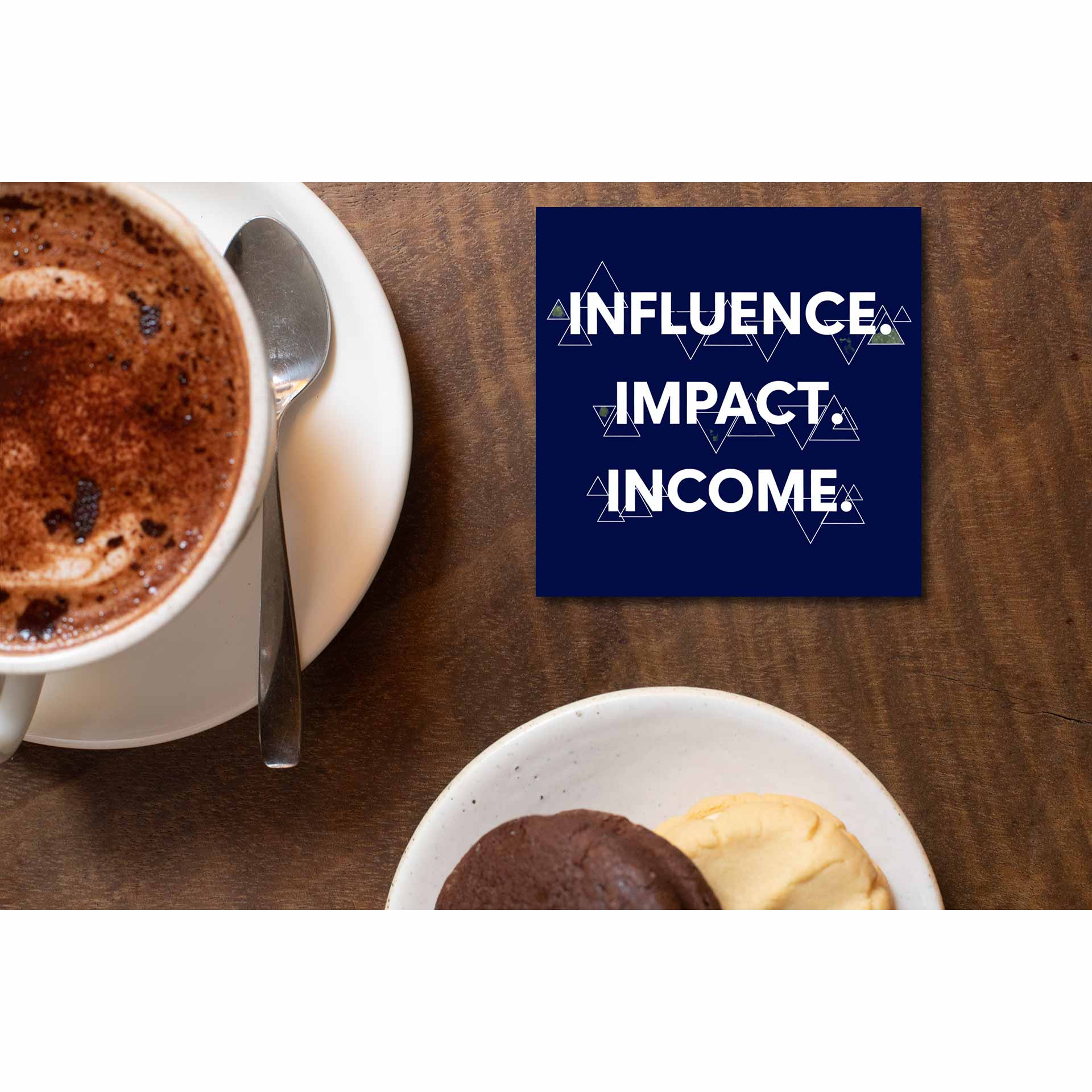 risers club influence impact income coasters wooden table cups indian printed graphic stylish buy online india the banyan tee tbt men women girls boys unisex
