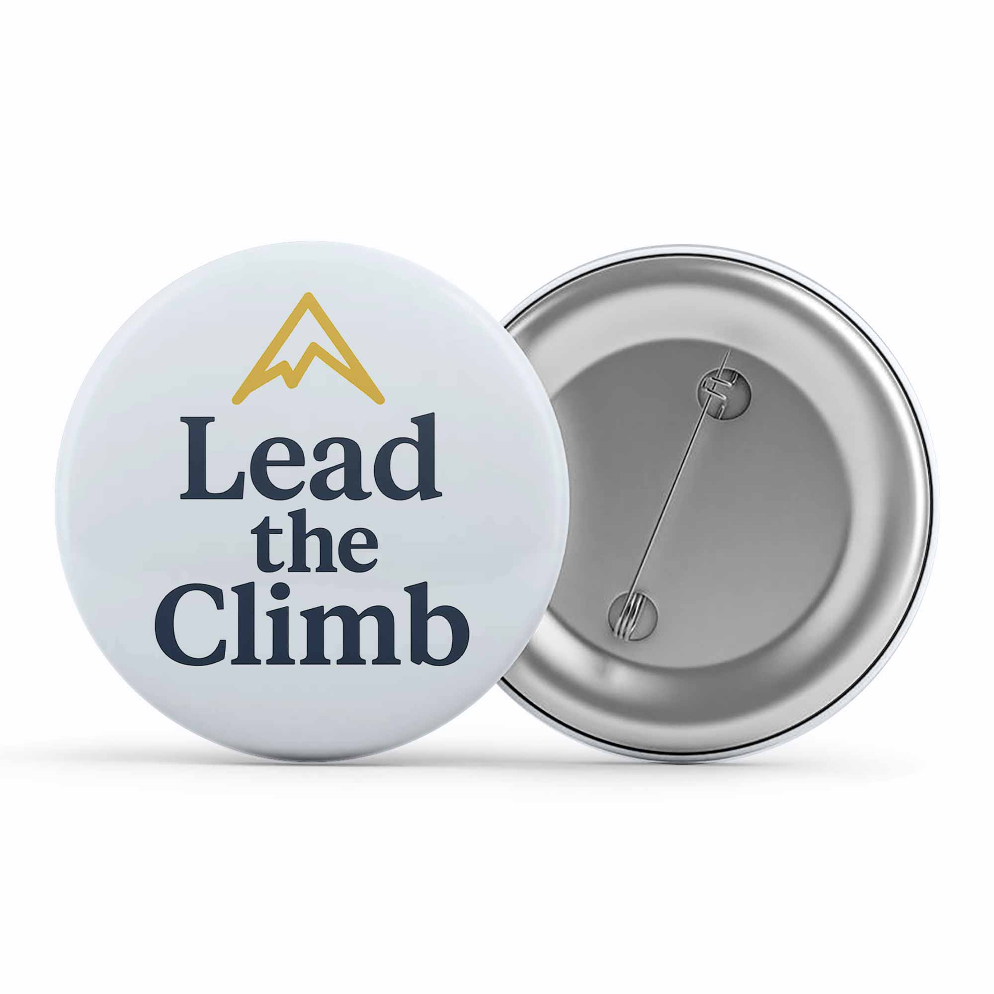 risers club lead the climb badge pin button printed graphic stylish buy online india the banyan tee tbt men women girls boys unisex