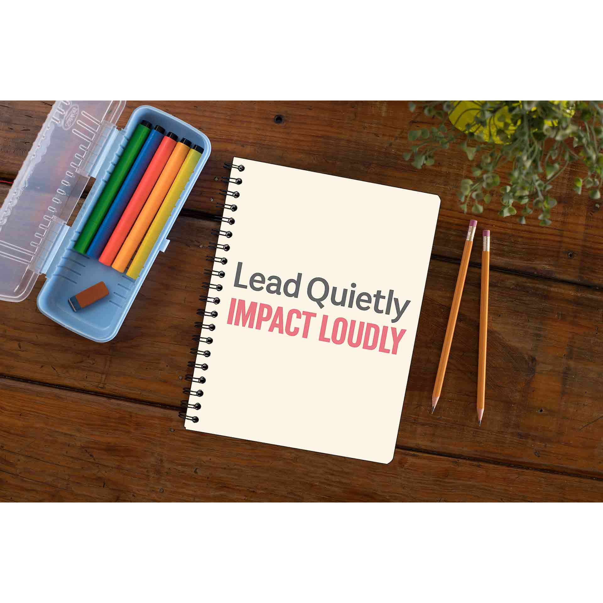 risers club lead quitely impact loudly notebook notepad diary buy online india the banyan tee tbt unruled