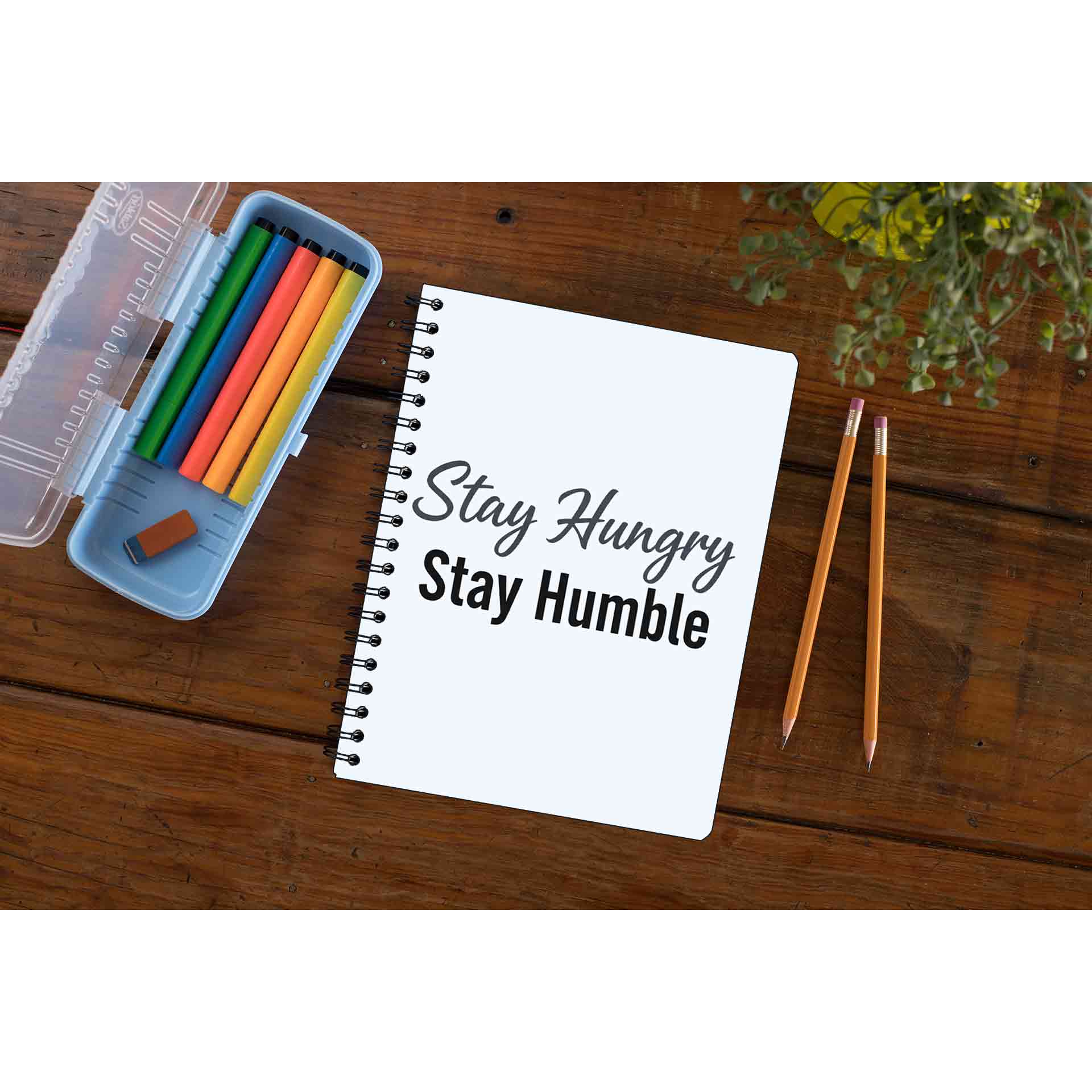 risers club stay hungry stay humble notebook notepad diary buy online india the banyan tee tbt unruled