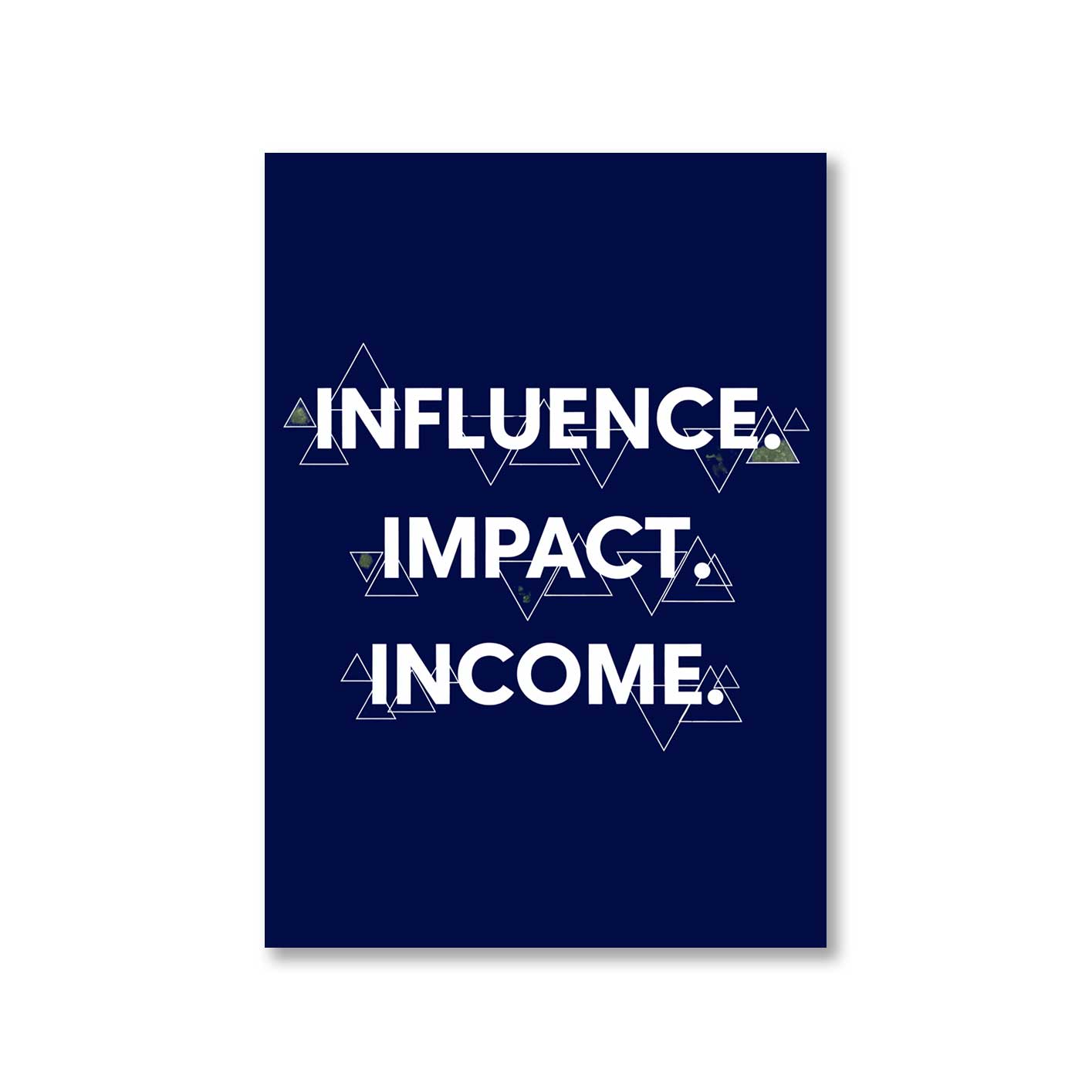 risers club influence impact income poster wall art buy online india the banyan tee tbt 8 x 10