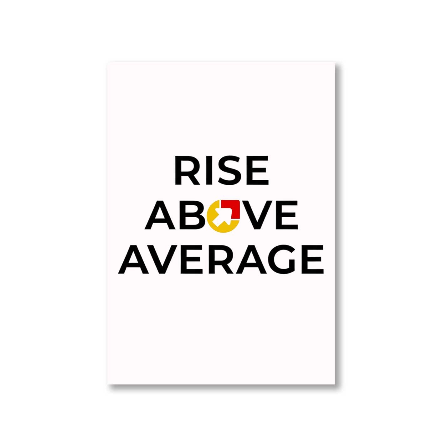 risers club rise above average poster wall art buy online india the banyan tee tbt 8 x 10