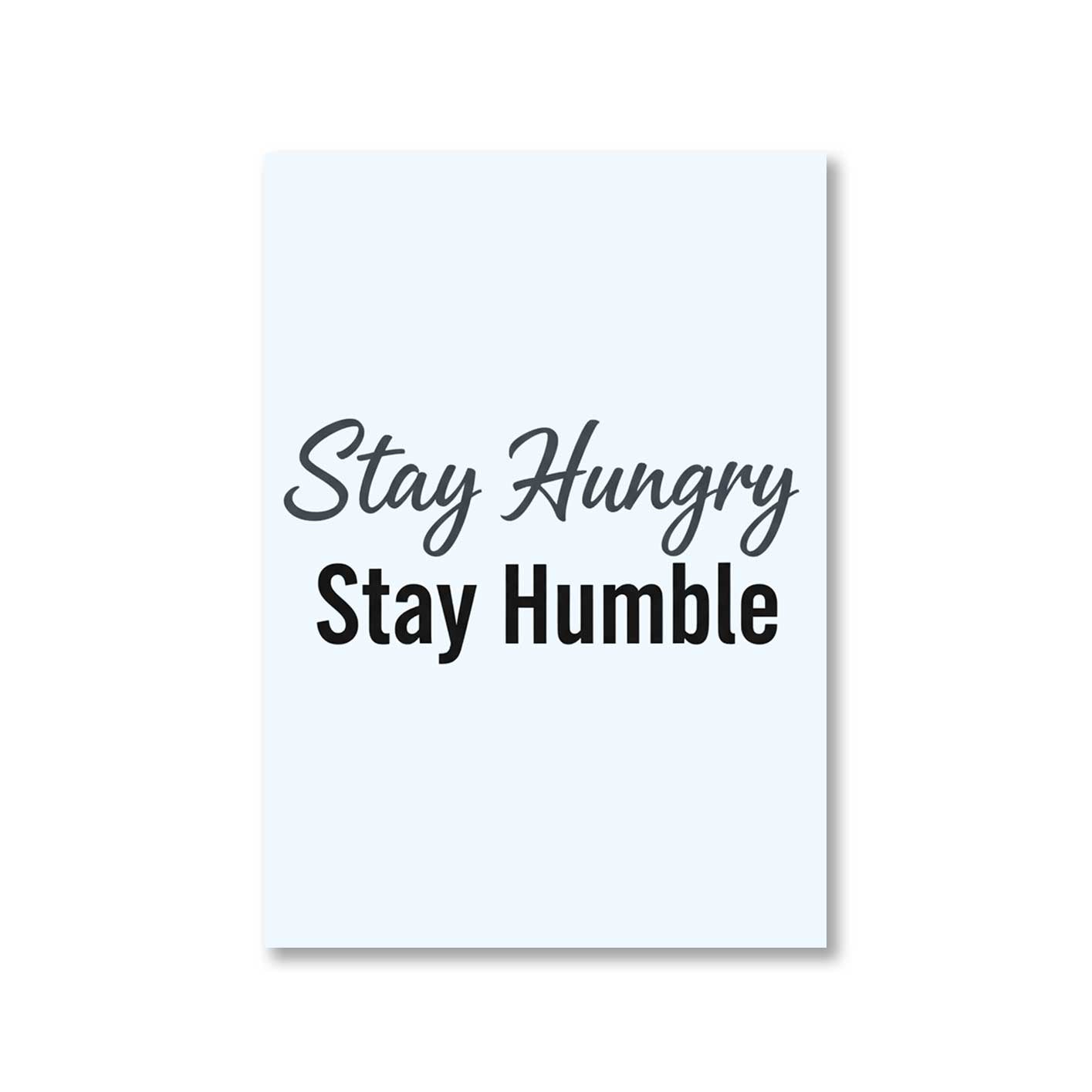 risers club stay hungry stay humble poster wall art buy online india the banyan tee tbt 8 x 10