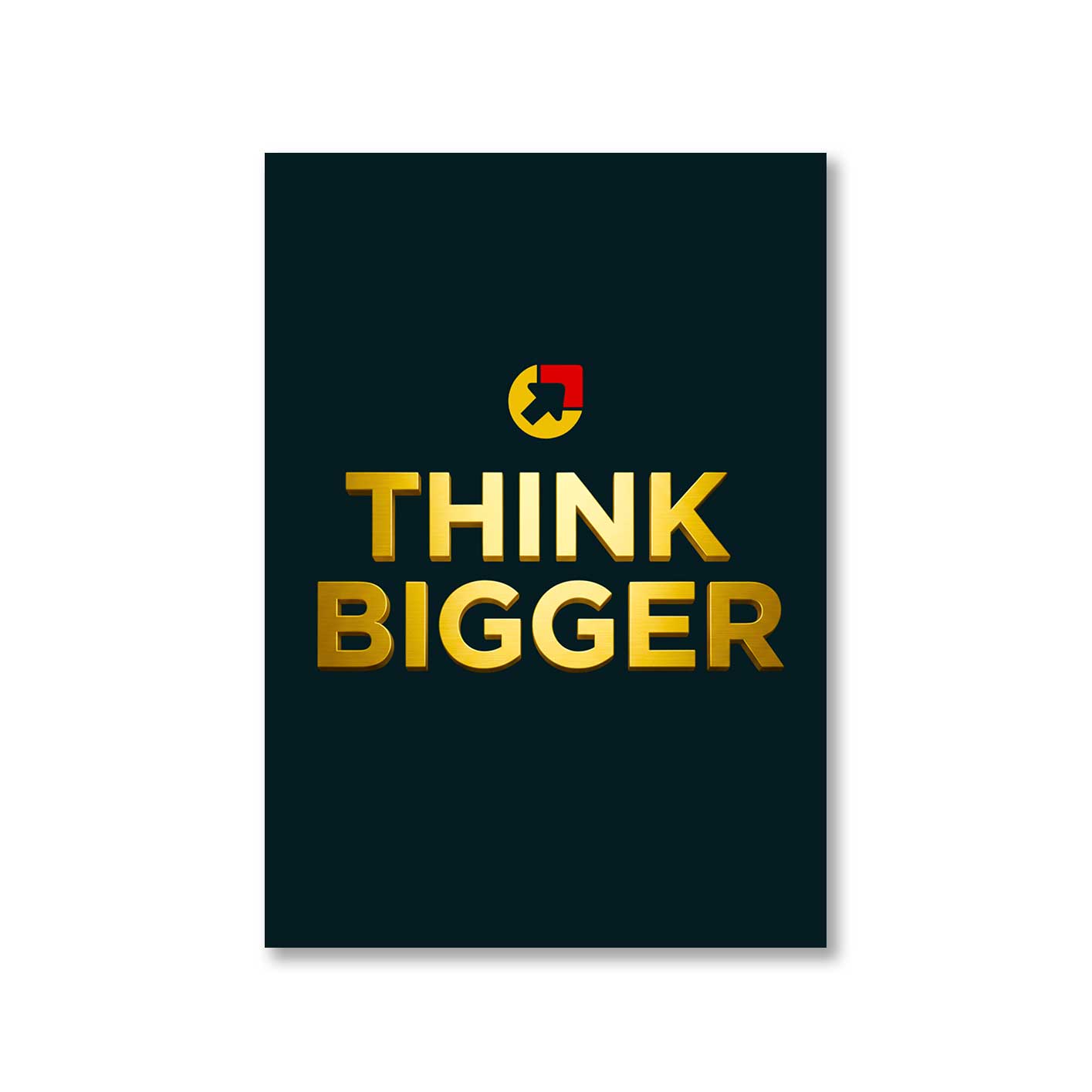 risers club think bigger poster wall art buy online india the banyan tee tbt 8 x 10