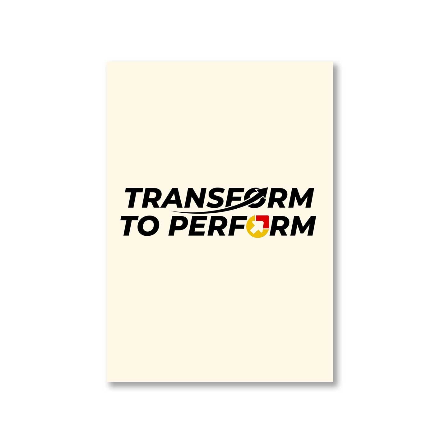 risers club transform to perform poster wall art buy online india the banyan tee tbt 8 x 10