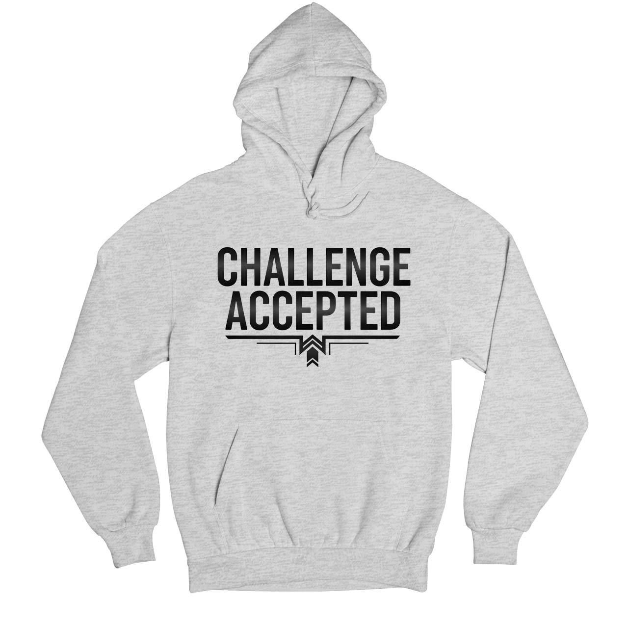 risers club challenge accepted hoodie hooded sweatshirt winterwear printed graphic stylish buy online india the banyan tee tbt men women girls boys unisex gray