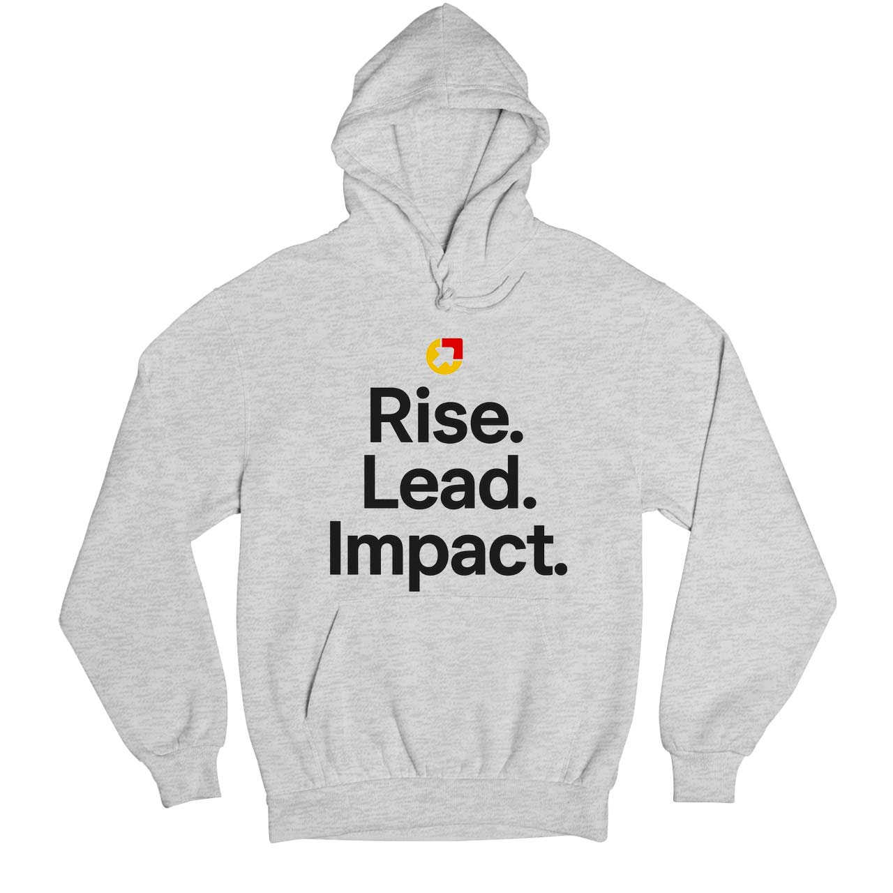 risers club rise lead impact hoodie hooded sweatshirt winterwear printed graphic stylish buy online india the banyan tee tbt men women girls boys unisex gray