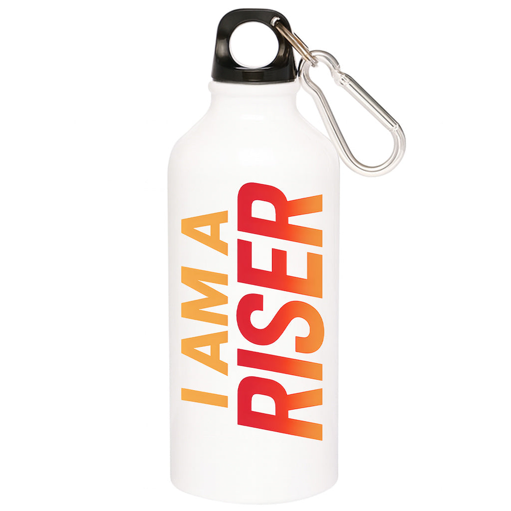 risers club i am a riser sipper steel water bottle flask gym shaker printed graphic stylish buy online india the banyan tee tbt men women girls boys unisex