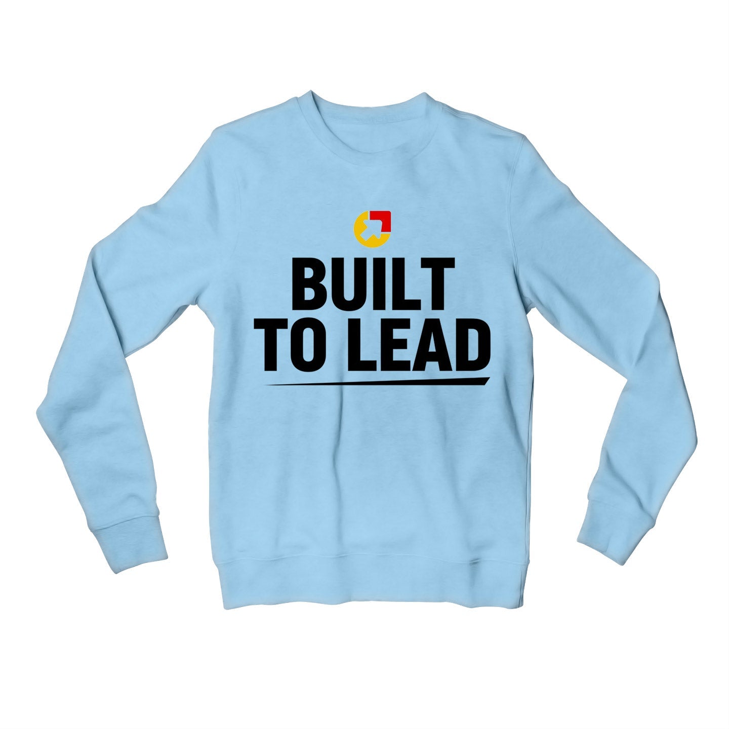 risers club built to lead sweatshirt upper winterwear printed graphic stylish buy online india the banyan tee tbt men women girls boys unisex baby blue