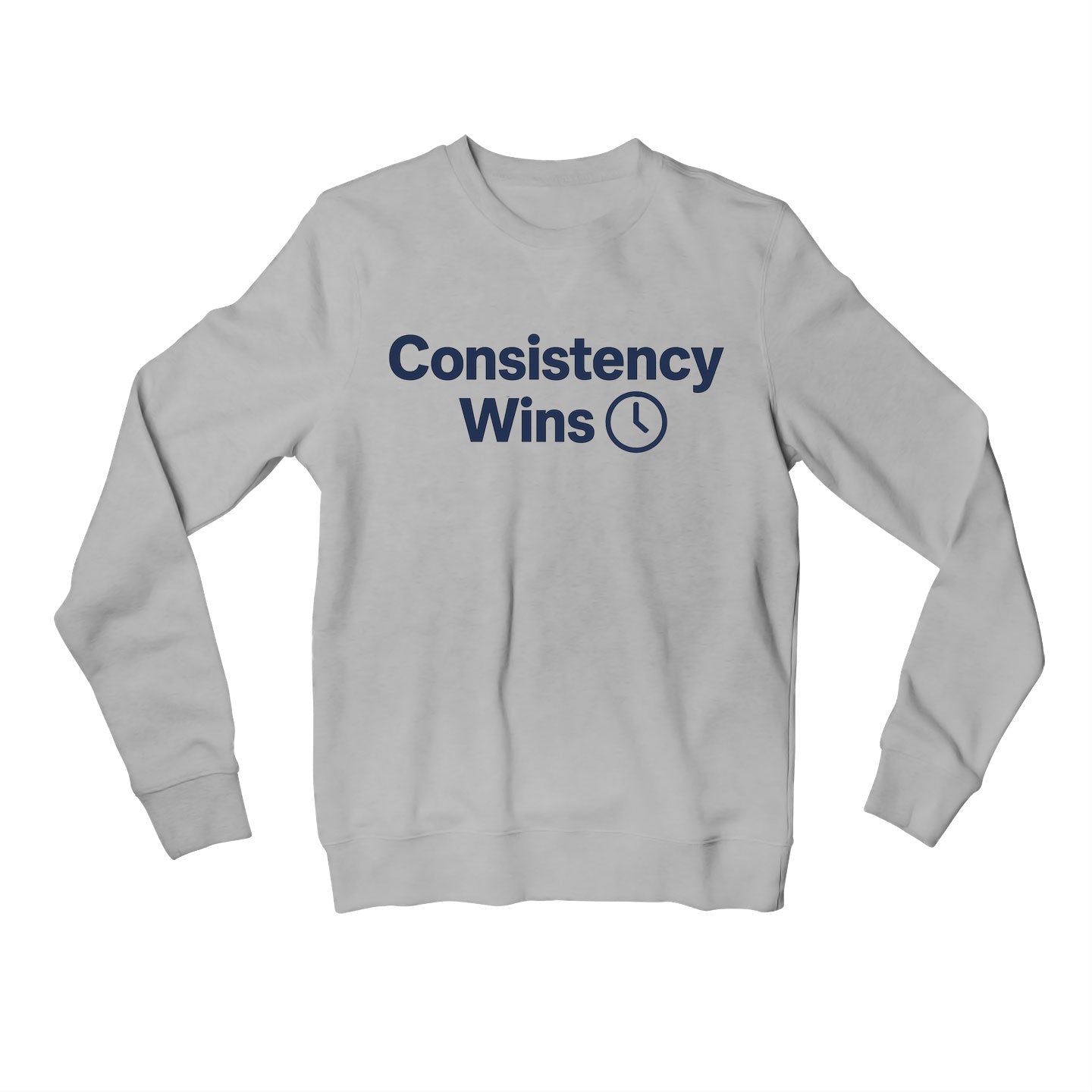 risers club consistency wins sweatshirt upper winterwear printed graphic stylish buy online india the banyan tee tbt men women girls boys unisex gray