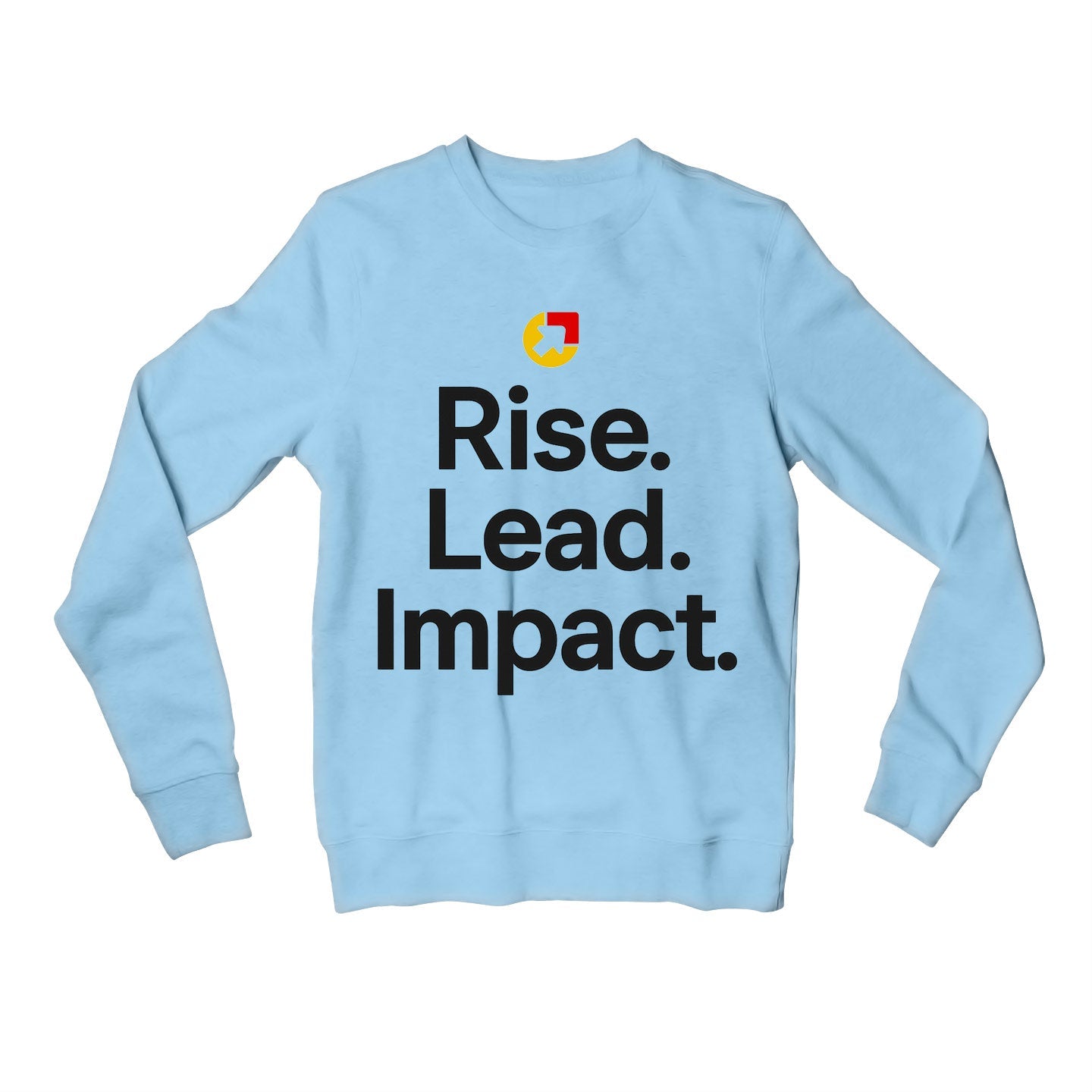 risers club rise lead impact sweatshirt upper winterwear printed graphic stylish buy online india the banyan tee tbt men women girls boys unisex baby blue
