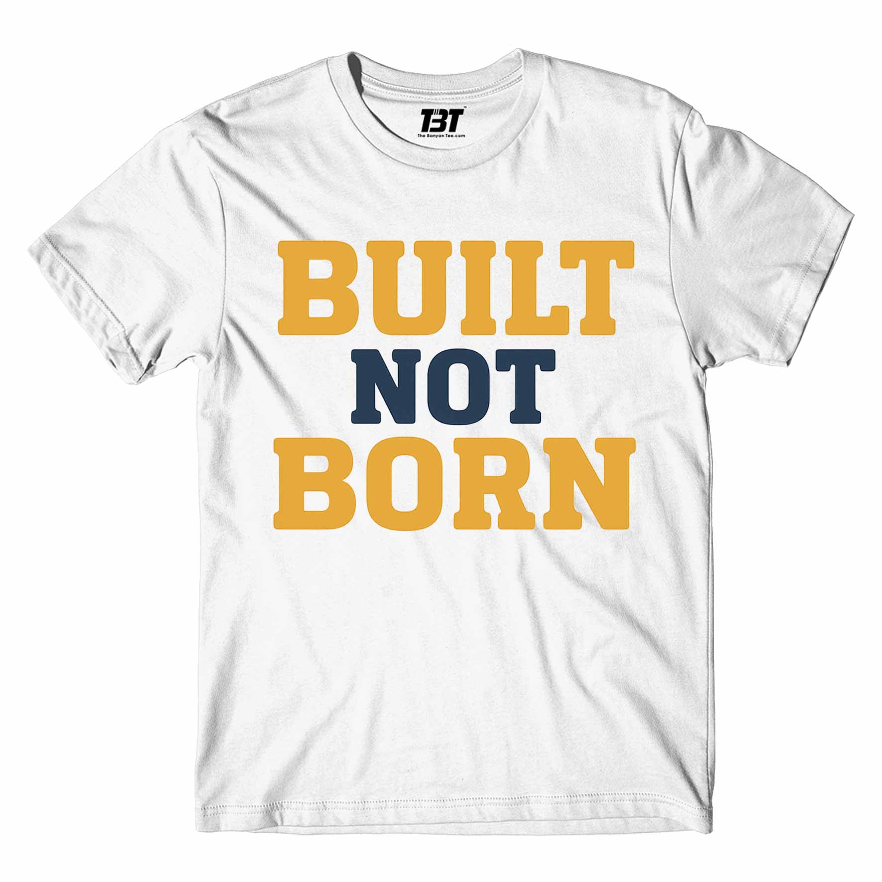 risers club built not born t-shirt printed graphic stylish buy online india the banyan tee tbt men women girls boys unisex white