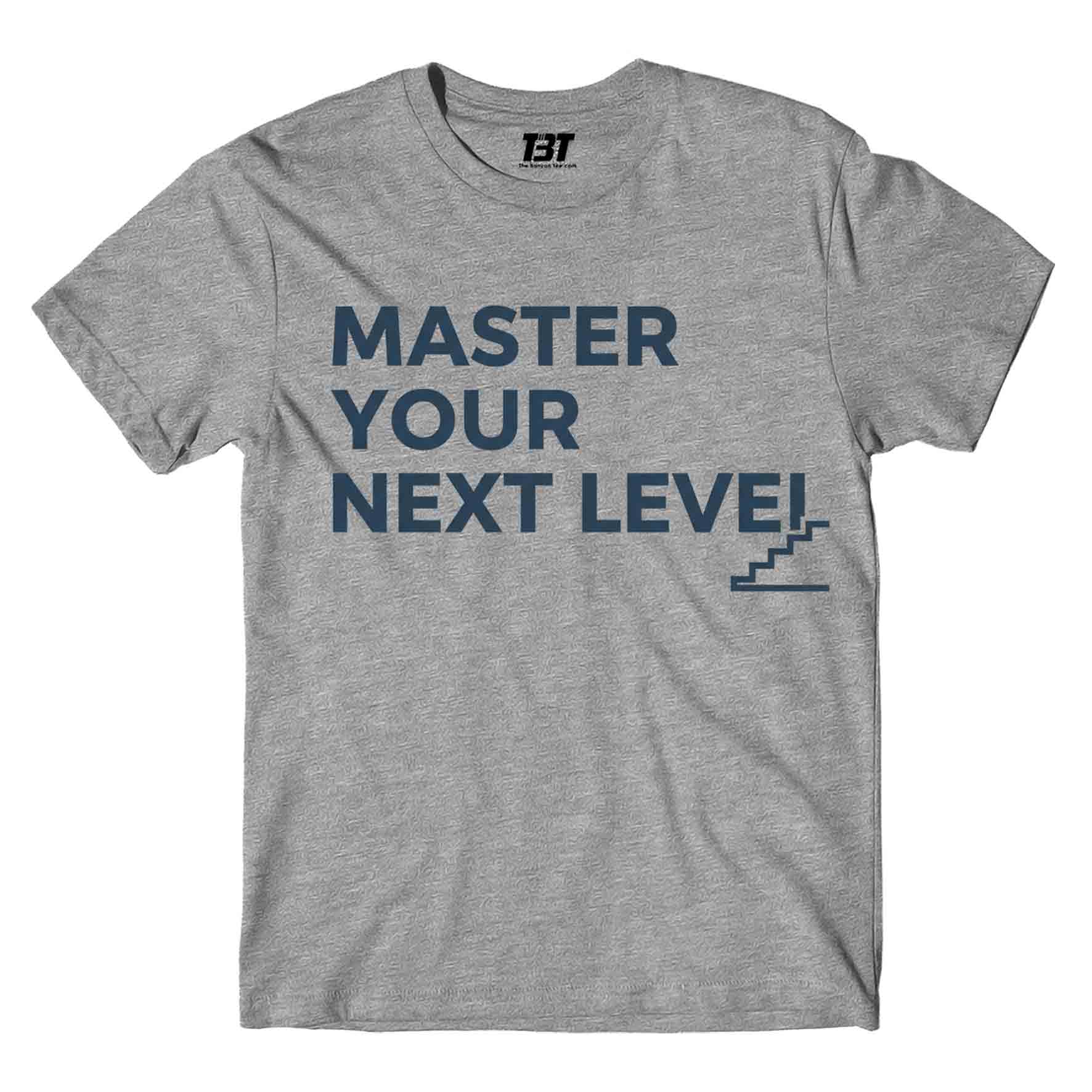 risers club master your next level t-shirt printed graphic stylish buy online india the banyan tee tbt men women girls boys unisex gray