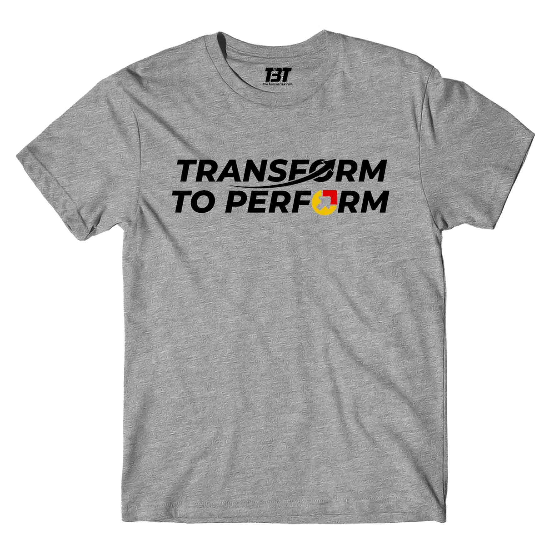 risers club transform to perform t-shirt printed graphic stylish buy online india the banyan tee tbt men women girls boys unisex gray
