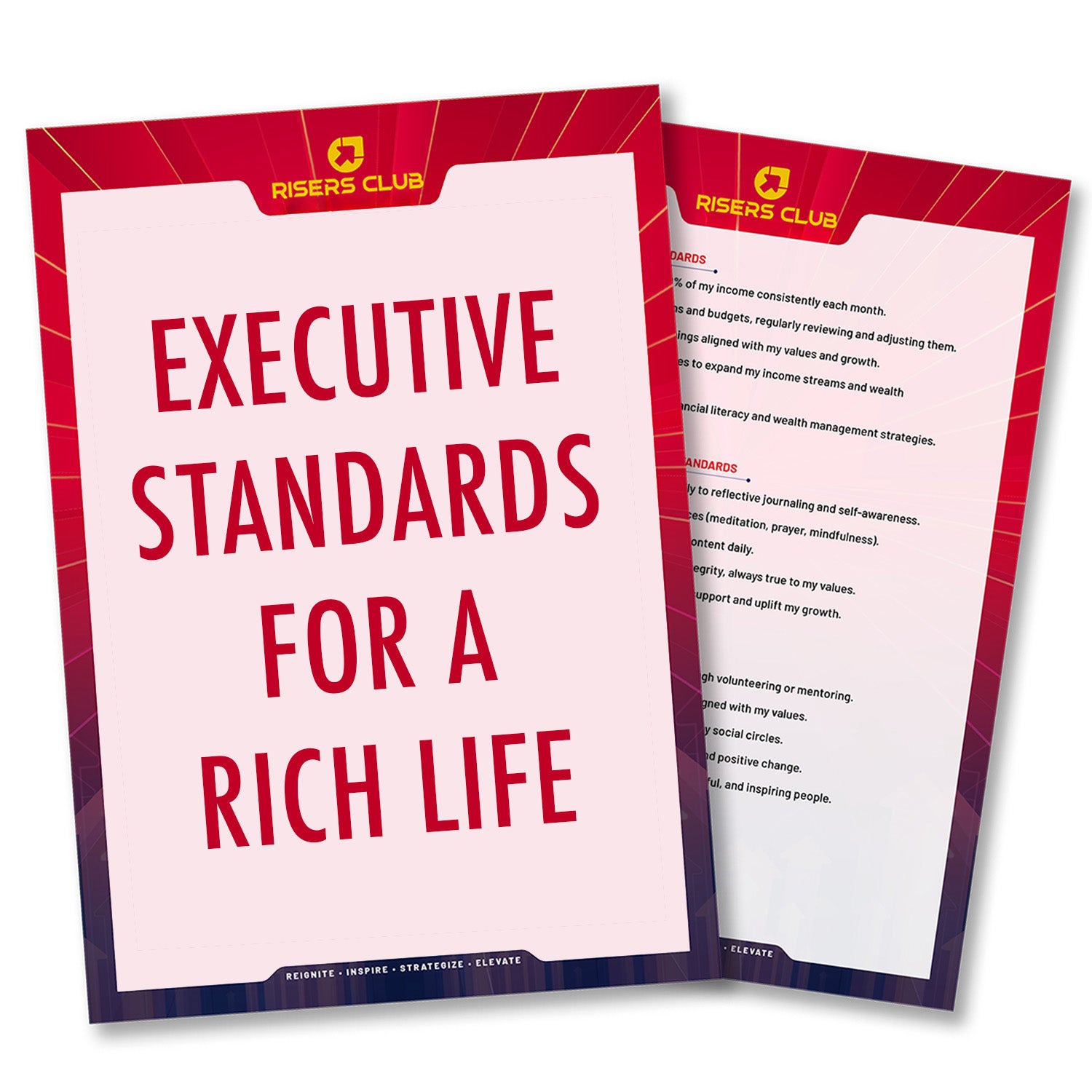 Buy Risers Club Poster - Lead With Purpose – Risers Club Shop